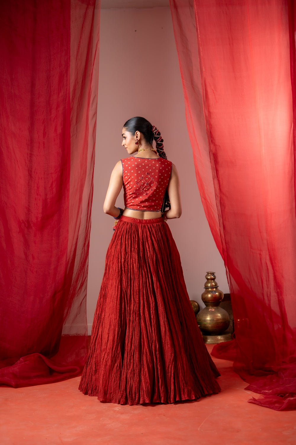 RASM SKIRT WITH KESAR KOTI SET OF 2