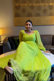 Tanya Gupta in Grace Neon Dress•