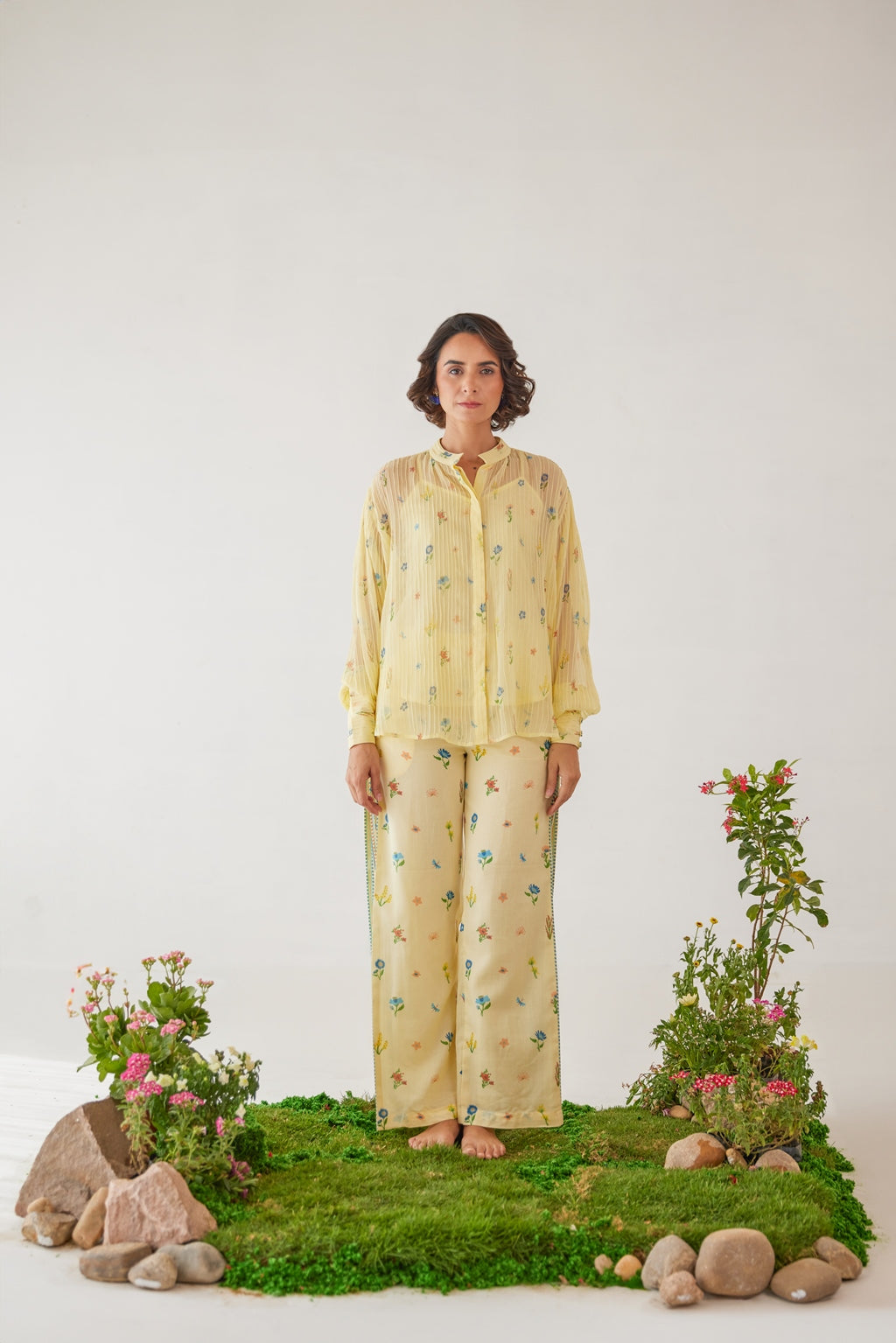 WOMEN'S YELLOW MOSS TINT PANT