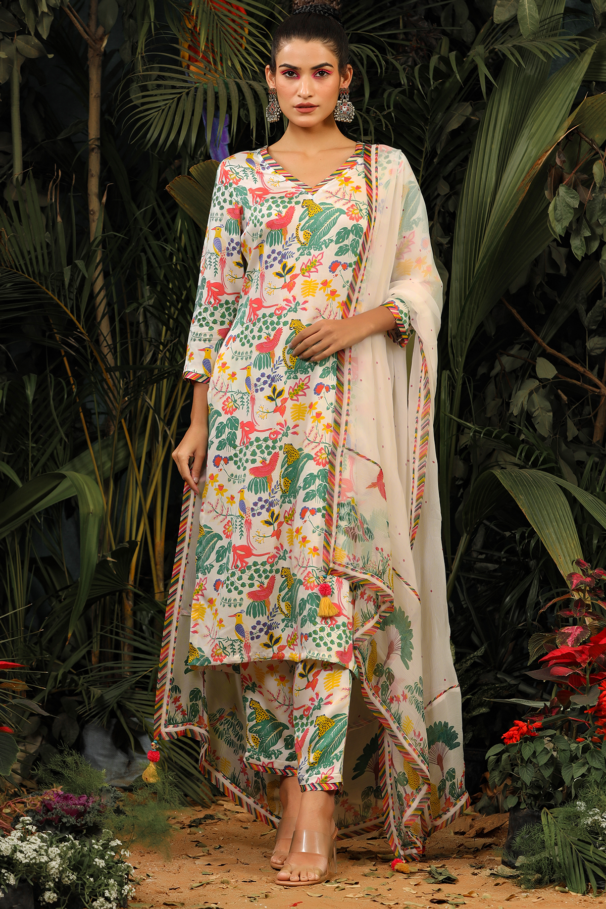 Ambar Kurta Set of 3 - Baise Gaba