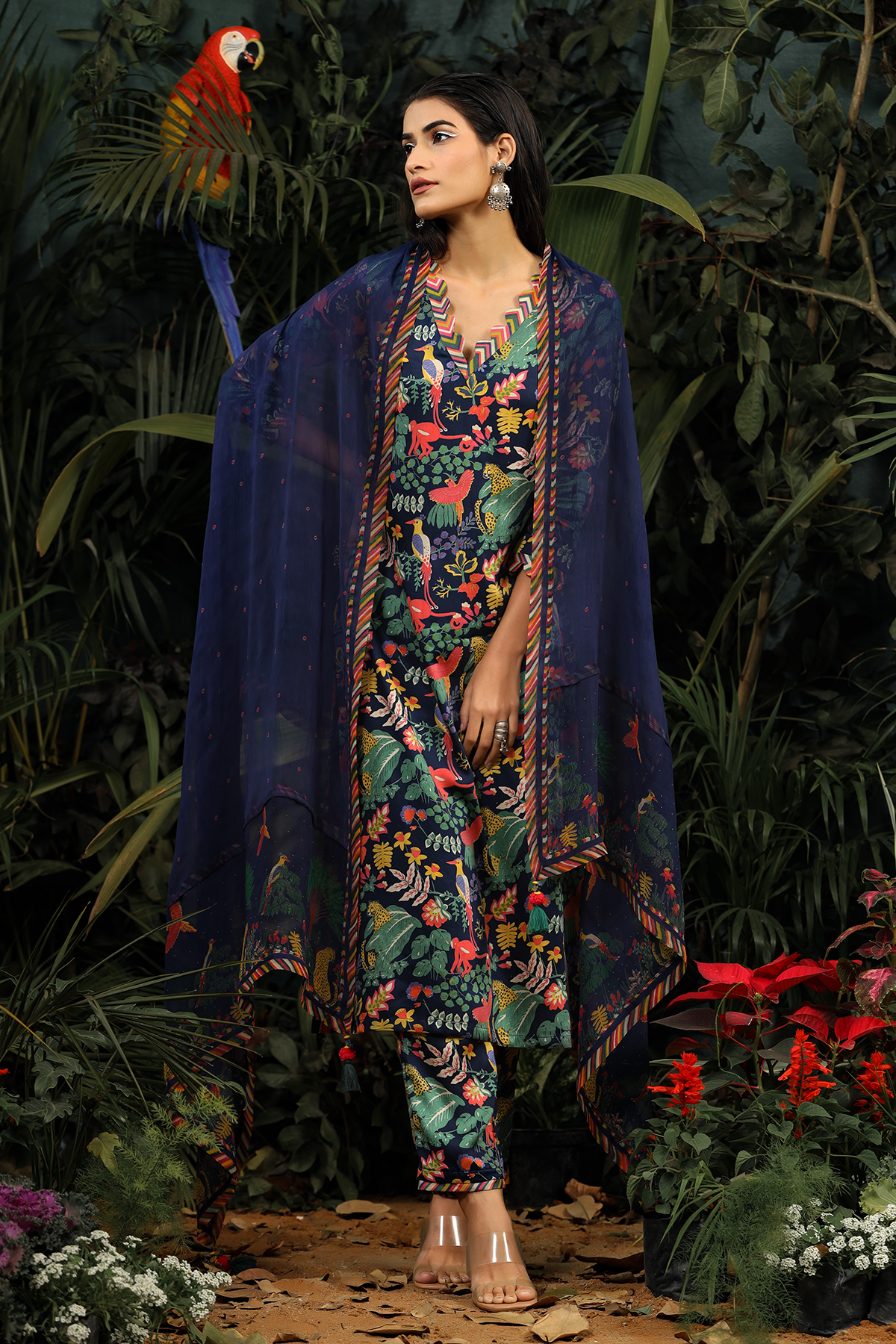 Anam Kurta Set of 3 - Baise Gaba