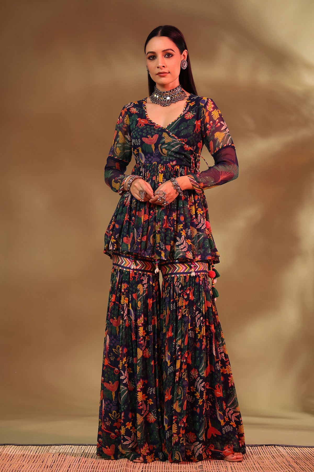 Gul Gharara Set Of 2 - Baise Gaba