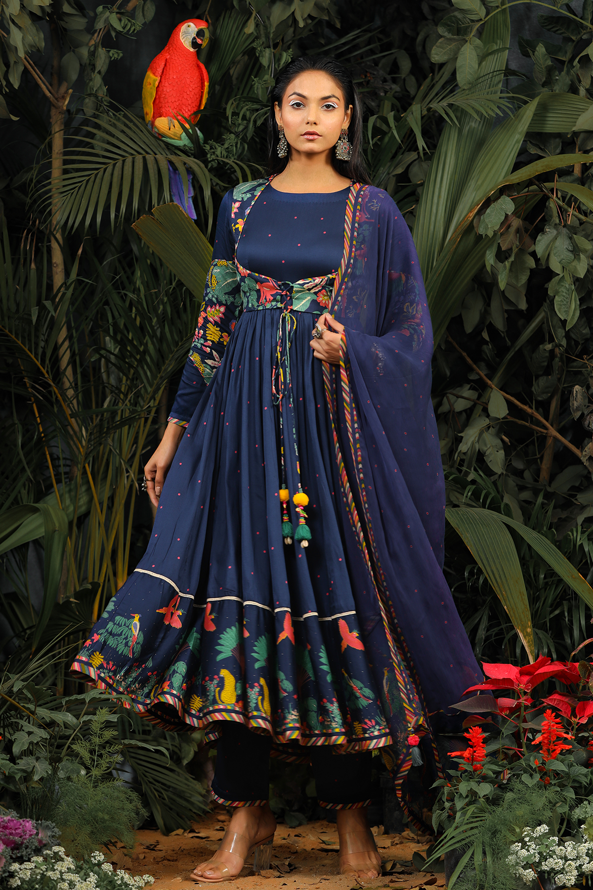 Kainaat Anarkali Set Of 4 - Baise Gaba