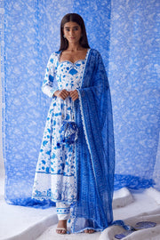 Nirad anarkali set of 3 - Baise Gaba