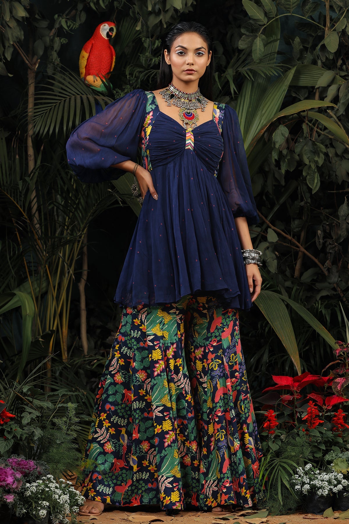 Tara Gharara Set Of 2 - Baise Gaba