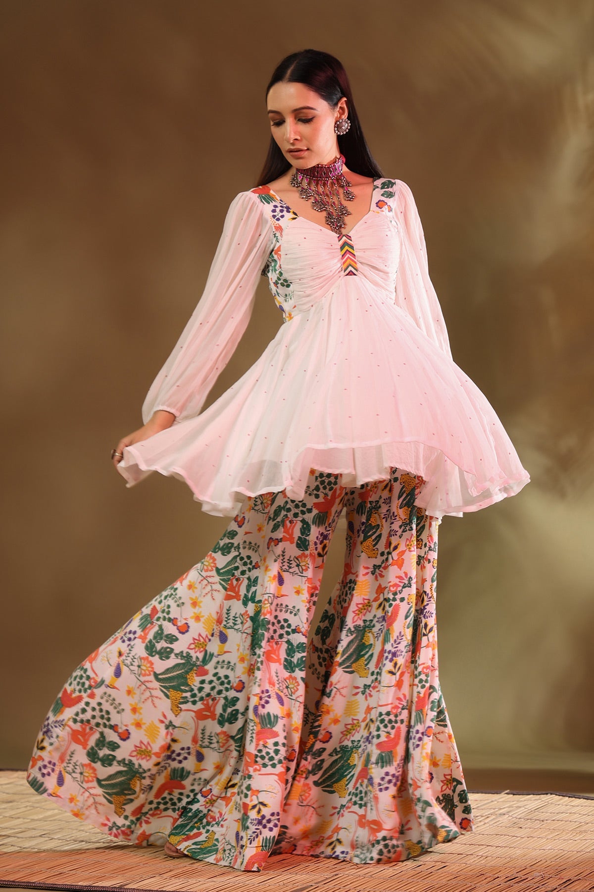 Tara Gharara Set Of 2 - Baise Gaba