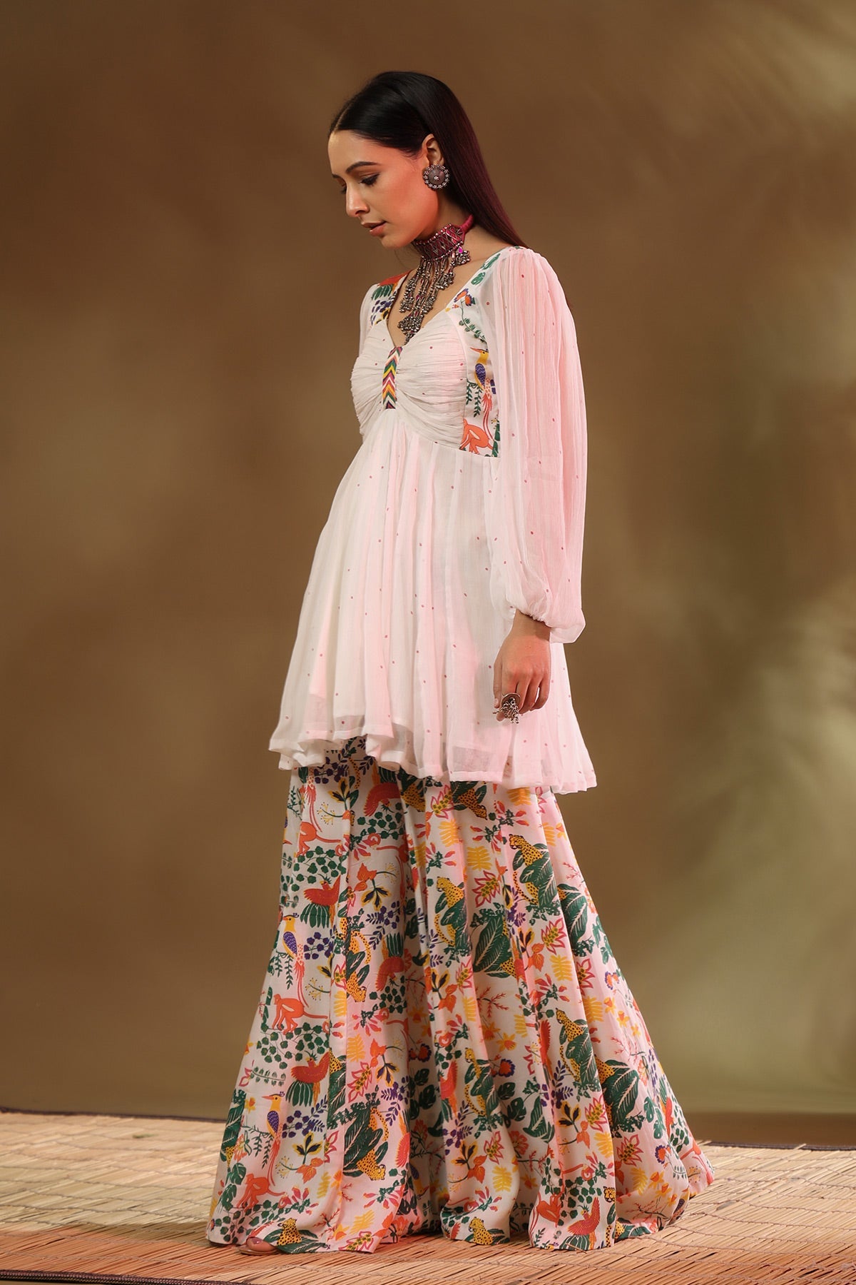 Tara Gharara Set Of 2 - Baise Gaba