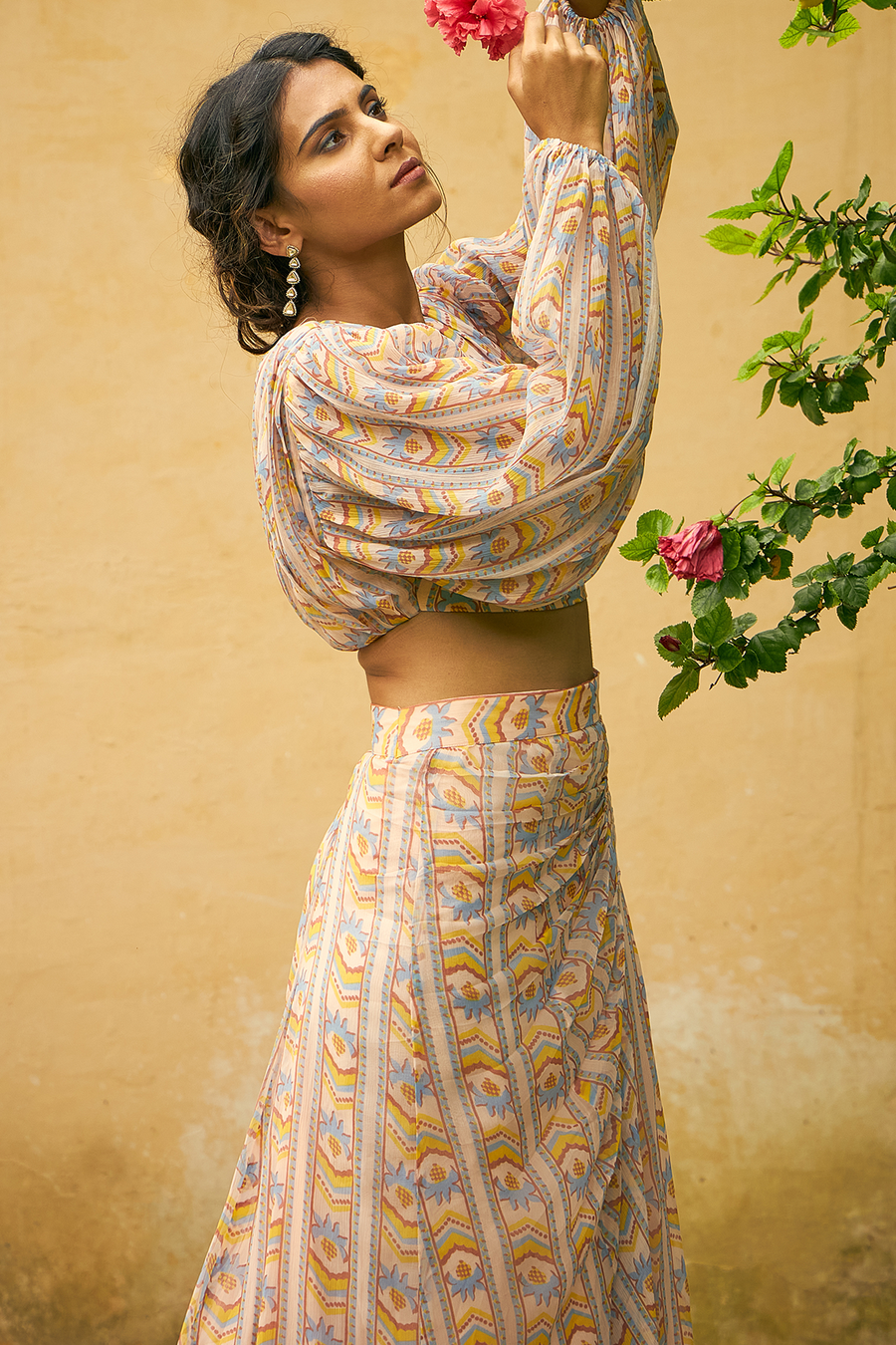 Tarang Blouse Skirt Set Of 2 - Baise Gaba