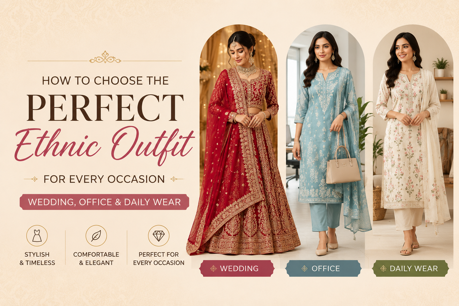 How to choose the perfect ethnic outfit