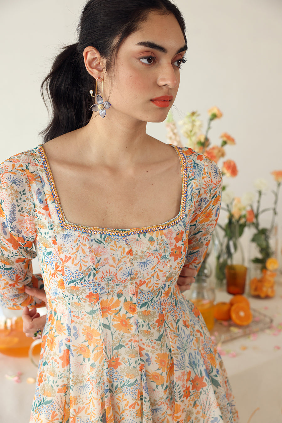 PANSY GHARARA SET of 2