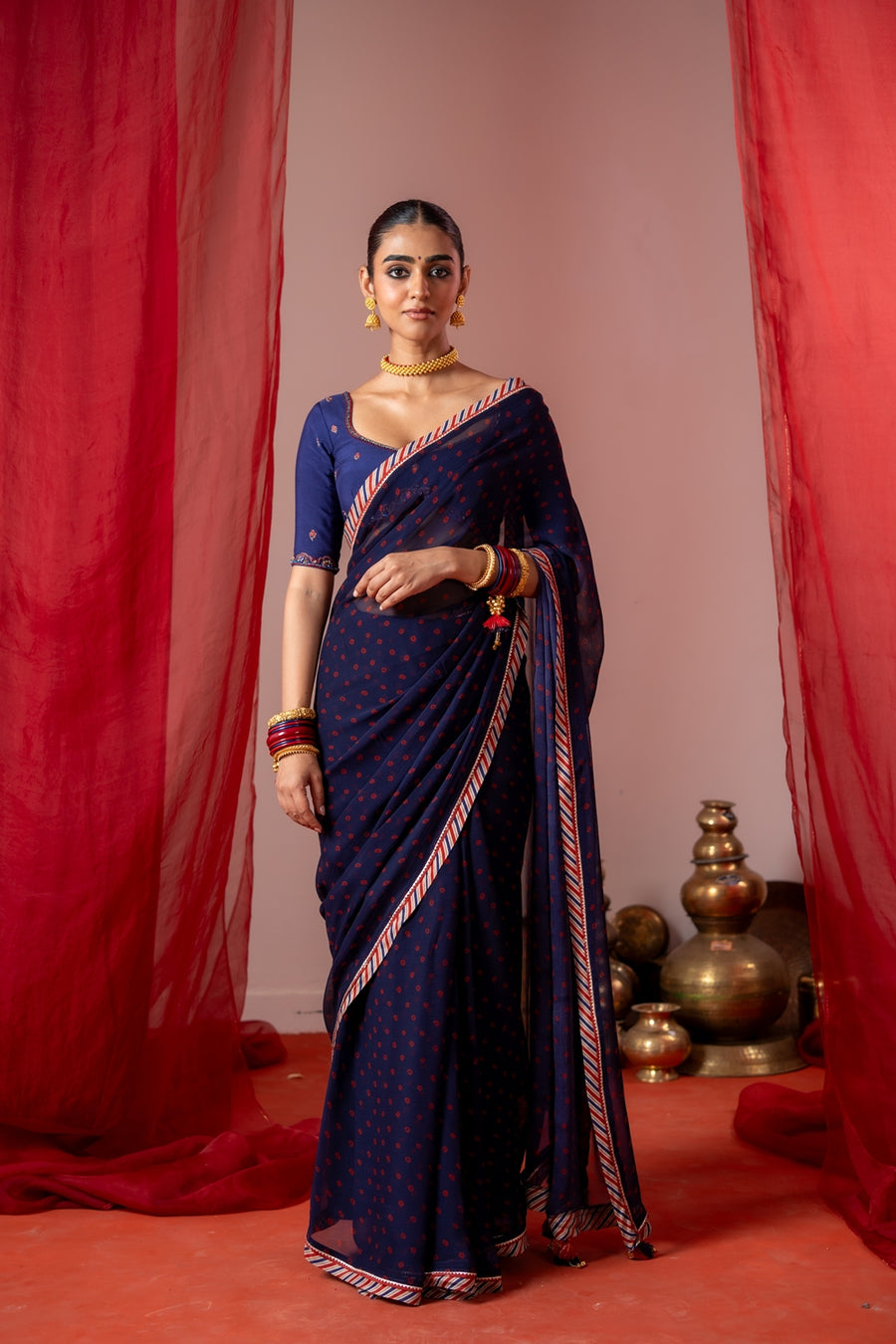 NEELAM SAREE WITH UNSTITCHED BLOUSE PIECE