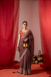 RAGINI  SAREE WITH UNSTITCHED BLOUSE