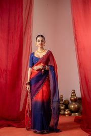 RANGOLI SAREE WITH UNSTITCHED BLOUSE PIECES