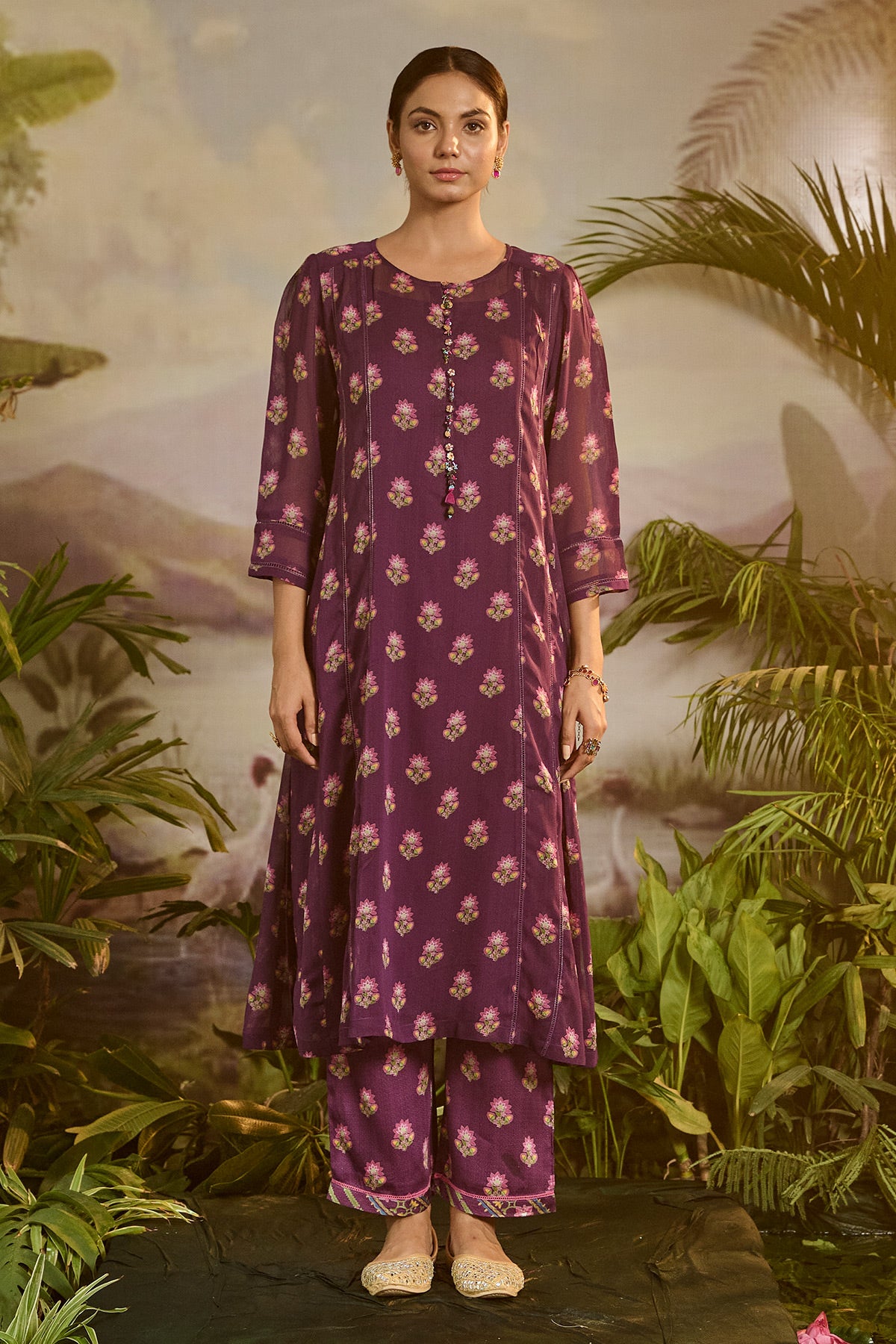 Purple Sita Pants
