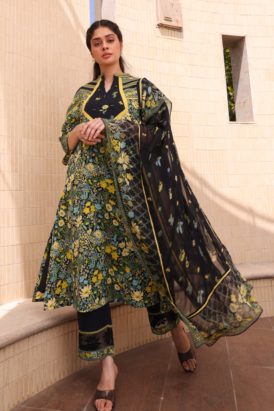 Amor A-Line Kurta Set Of 3 Â ^