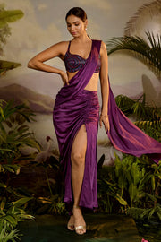 NIYATI PRE-DRAPED SAREE SET of 2