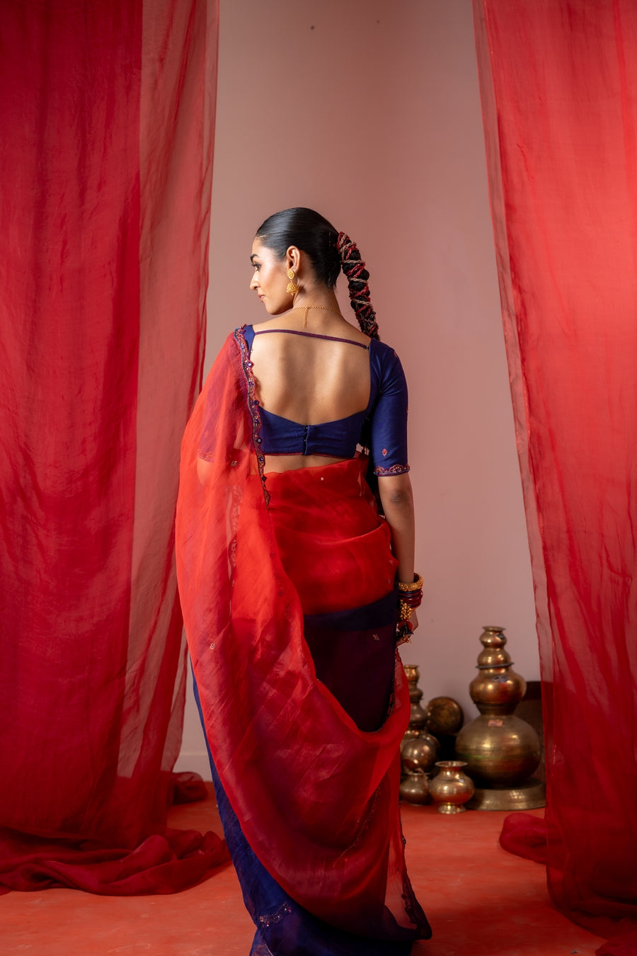 RANGOLI SAREE WITH UNSTITCHED BLOUSE PIECES