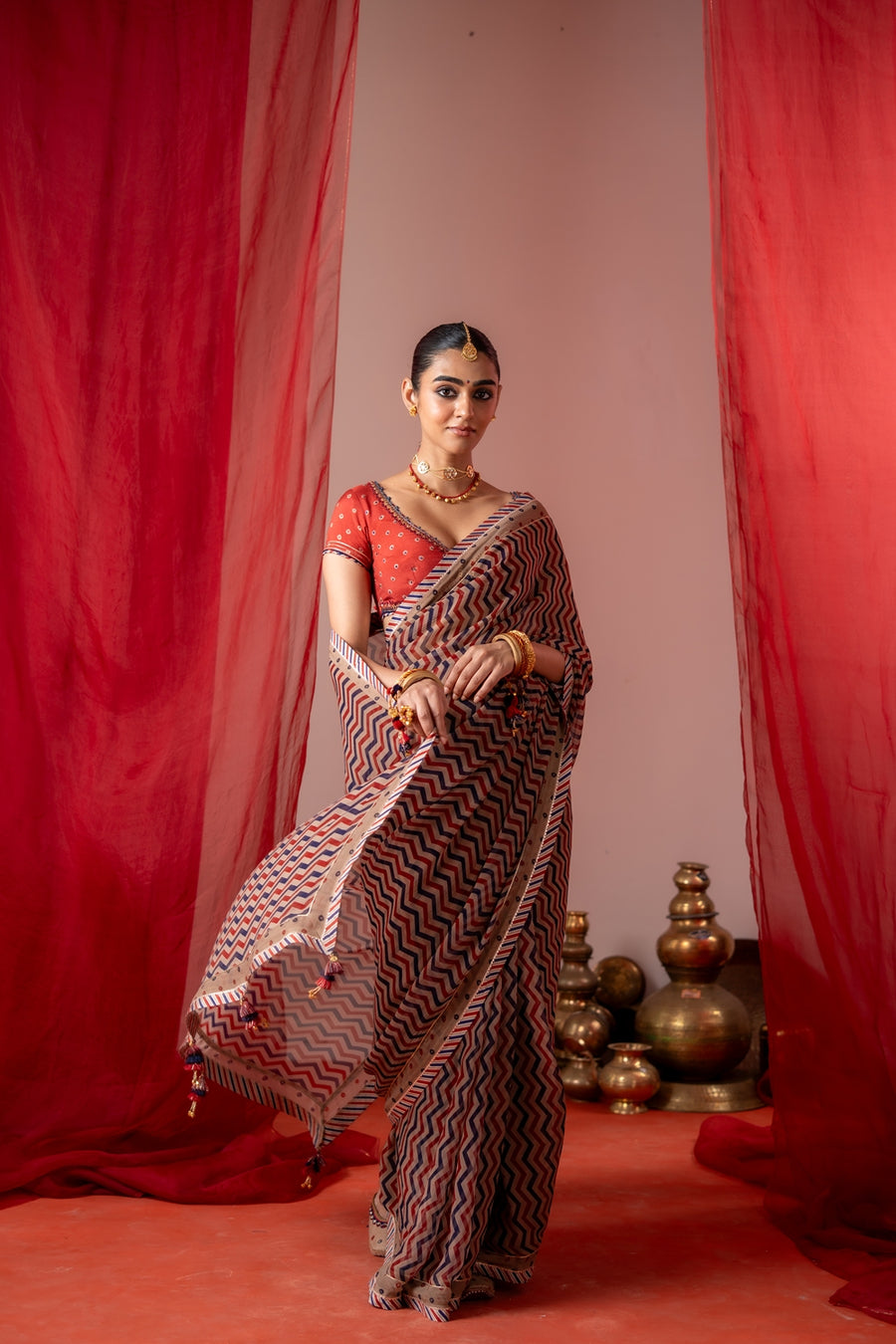 NUPUR SAREE WITH UNSTITCHED BLOUSE