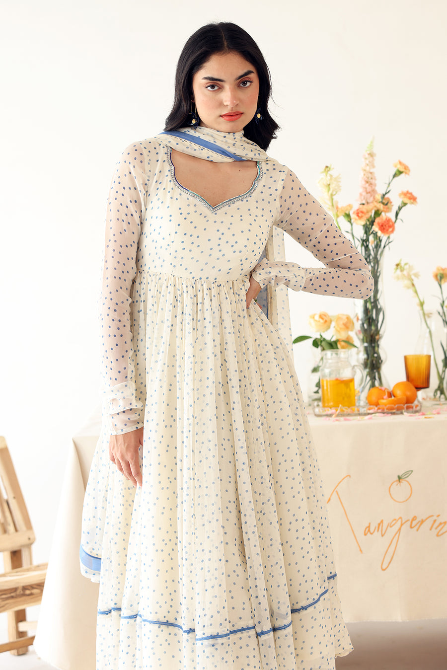BOONDIE  ANARKALI kurta