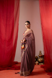 RAGINI  SAREE WITH UNSTITCHED BLOUSE