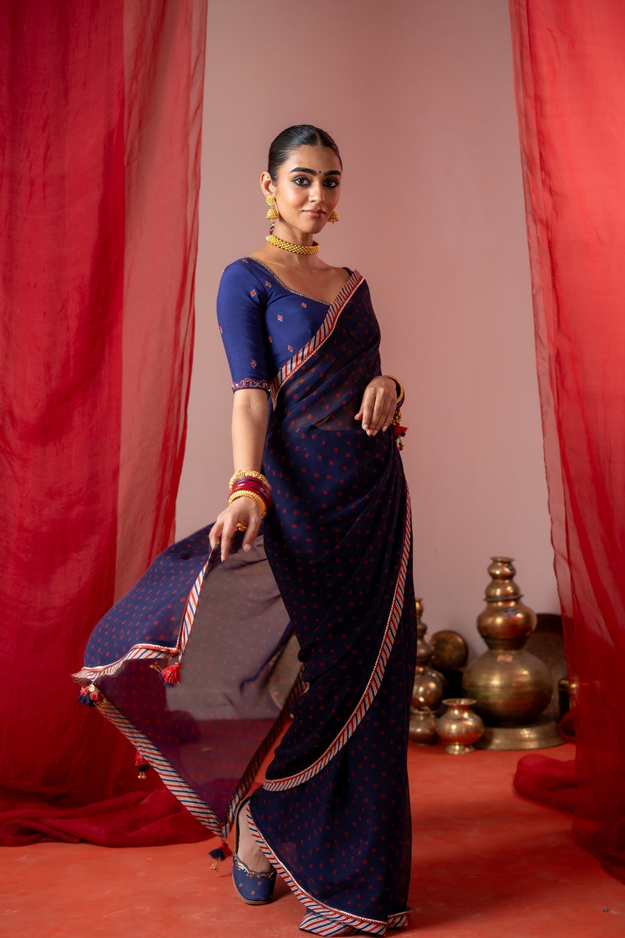 NEELAM SAREE WITH UNSTITCHED BLOUSE PIECE
