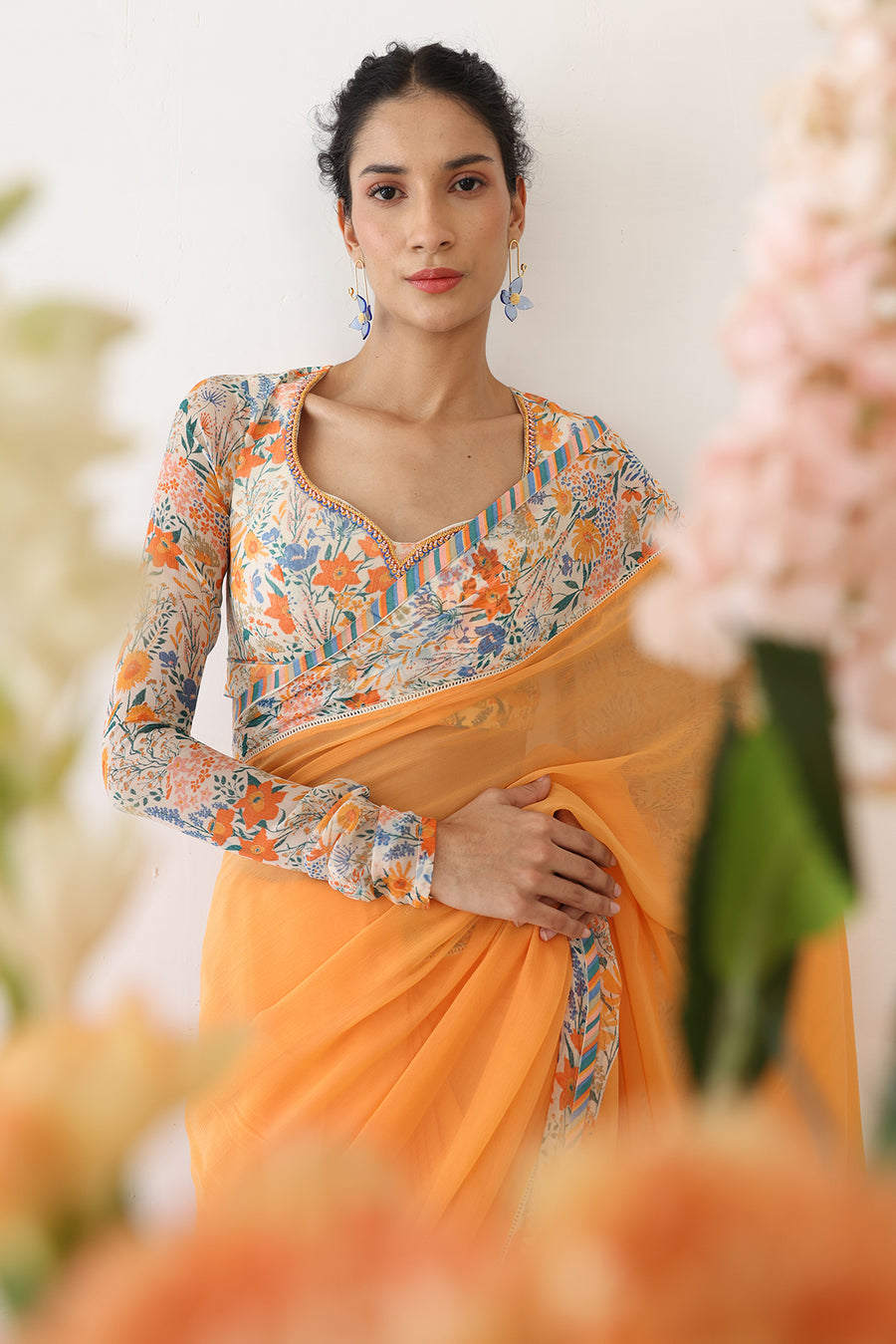 TANGELO SAREE SET of 2