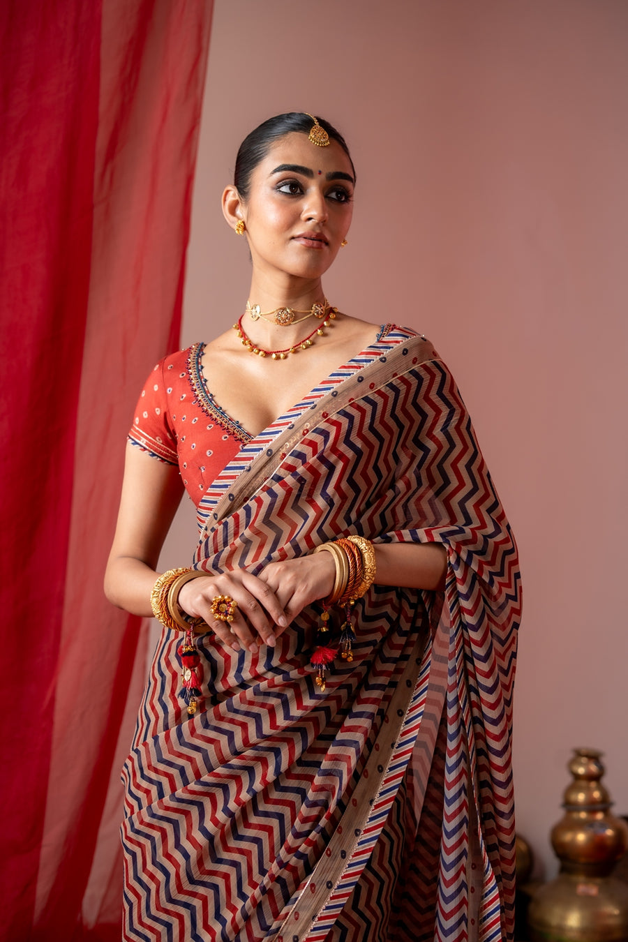 NUPUR SAREE WITH UNSTITCHED BLOUSE