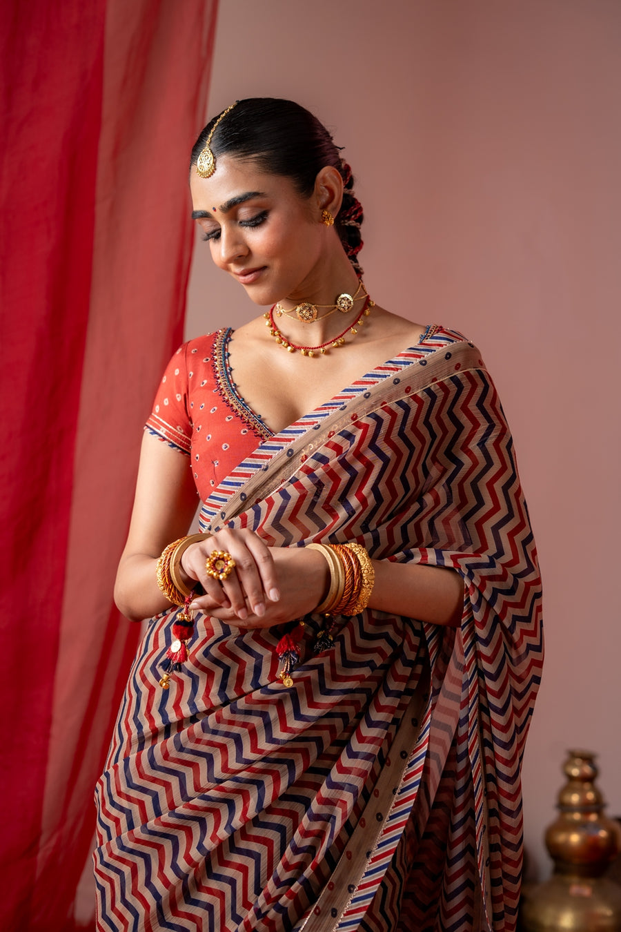 NUPUR SAREE WITH UNSTITCHED BLOUSE