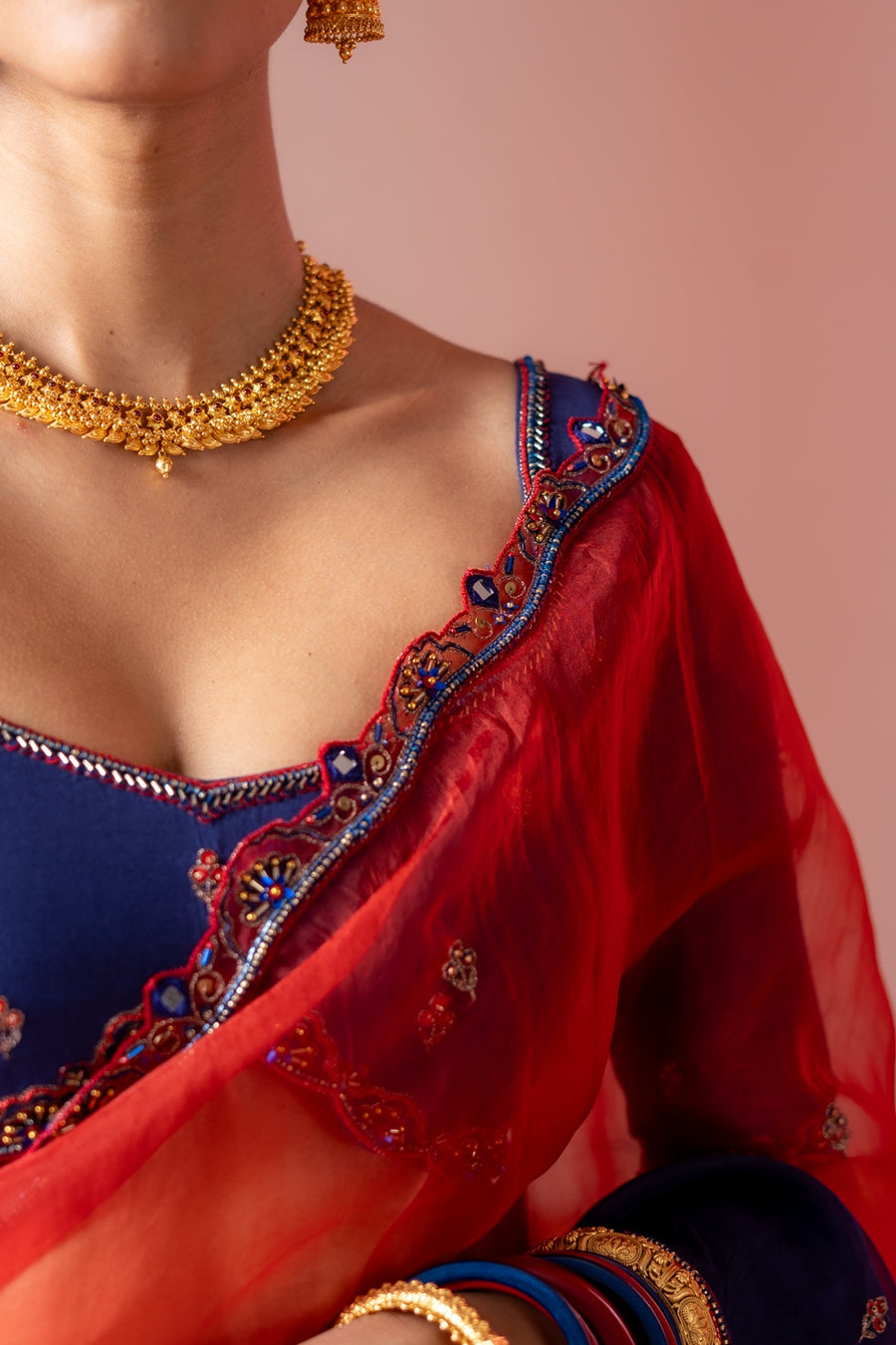 RANGOLI SAREE WITH UNSTITCHED BLOUSE PIECES