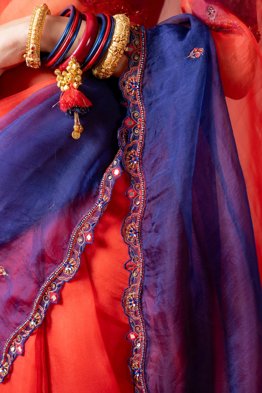 RANGOLI SAREE WITH UNSTITCHED BLOUSE PIECES