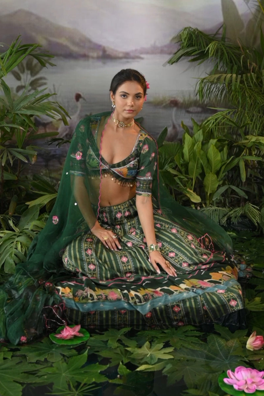 PADMA LEHENGA SET of 3