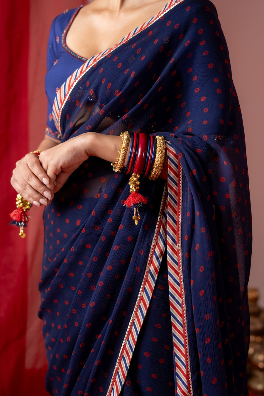 NEELAM SAREE WITH UNSTITCHED BLOUSE PIECE