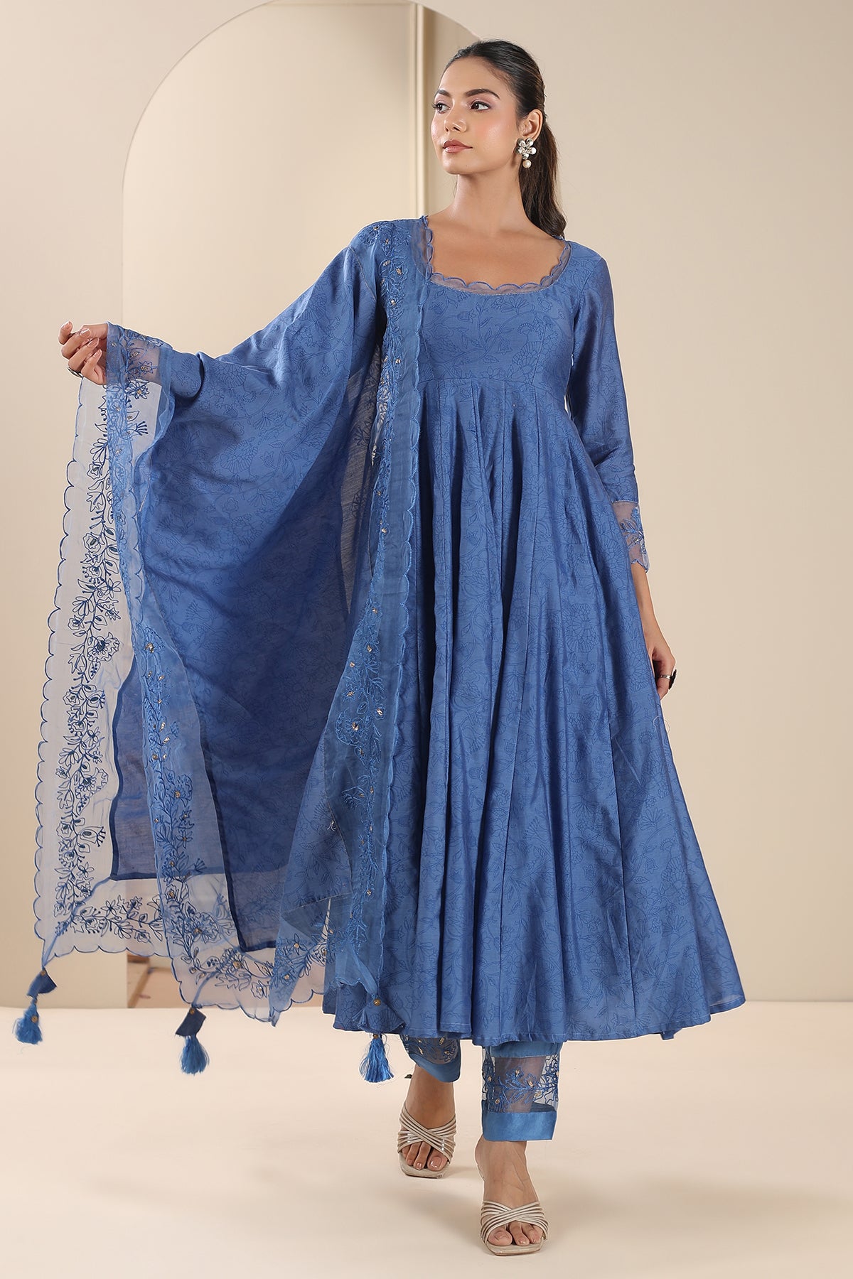 Piyali Anarkali set of 3 °