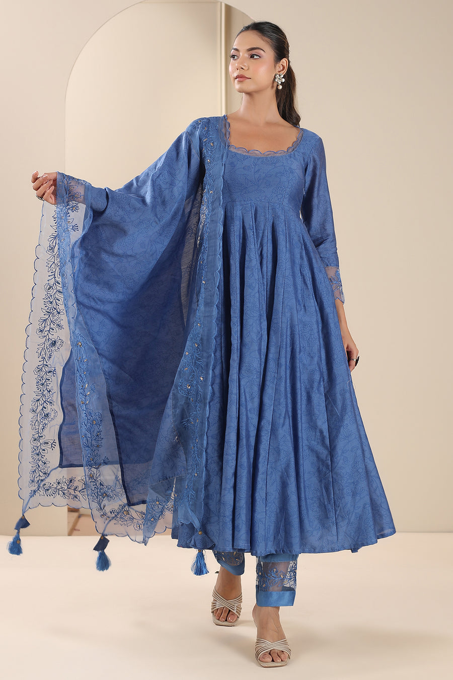Piyali Anarkali set of 3 °
