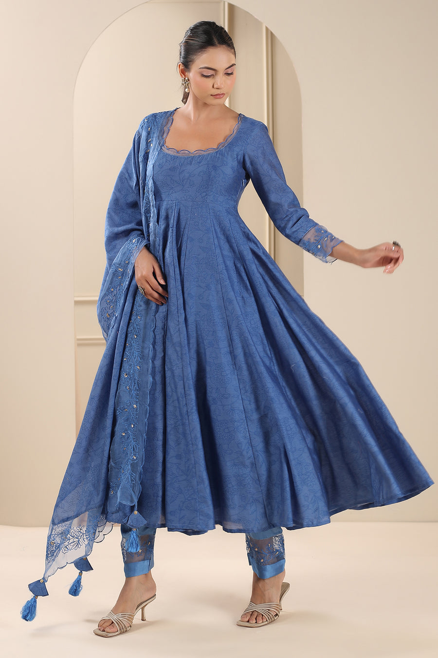Piyali Anarkali set of 3 °
