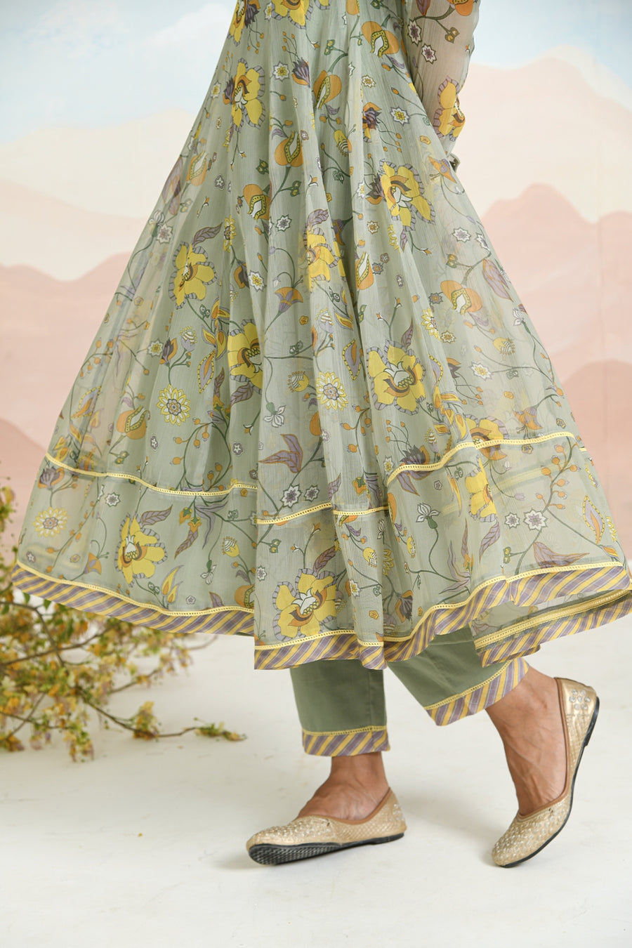 SUNPETAL ANARKALI - SET OF 3