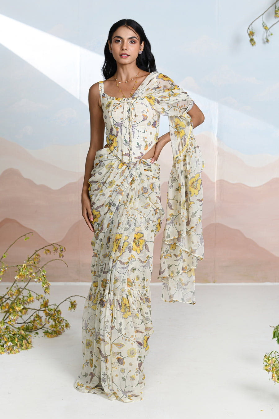 SUNDRENCHED SAREE