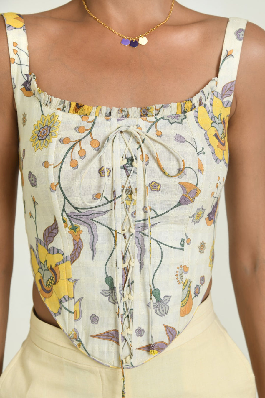 HONEYDEW CORSET TOP