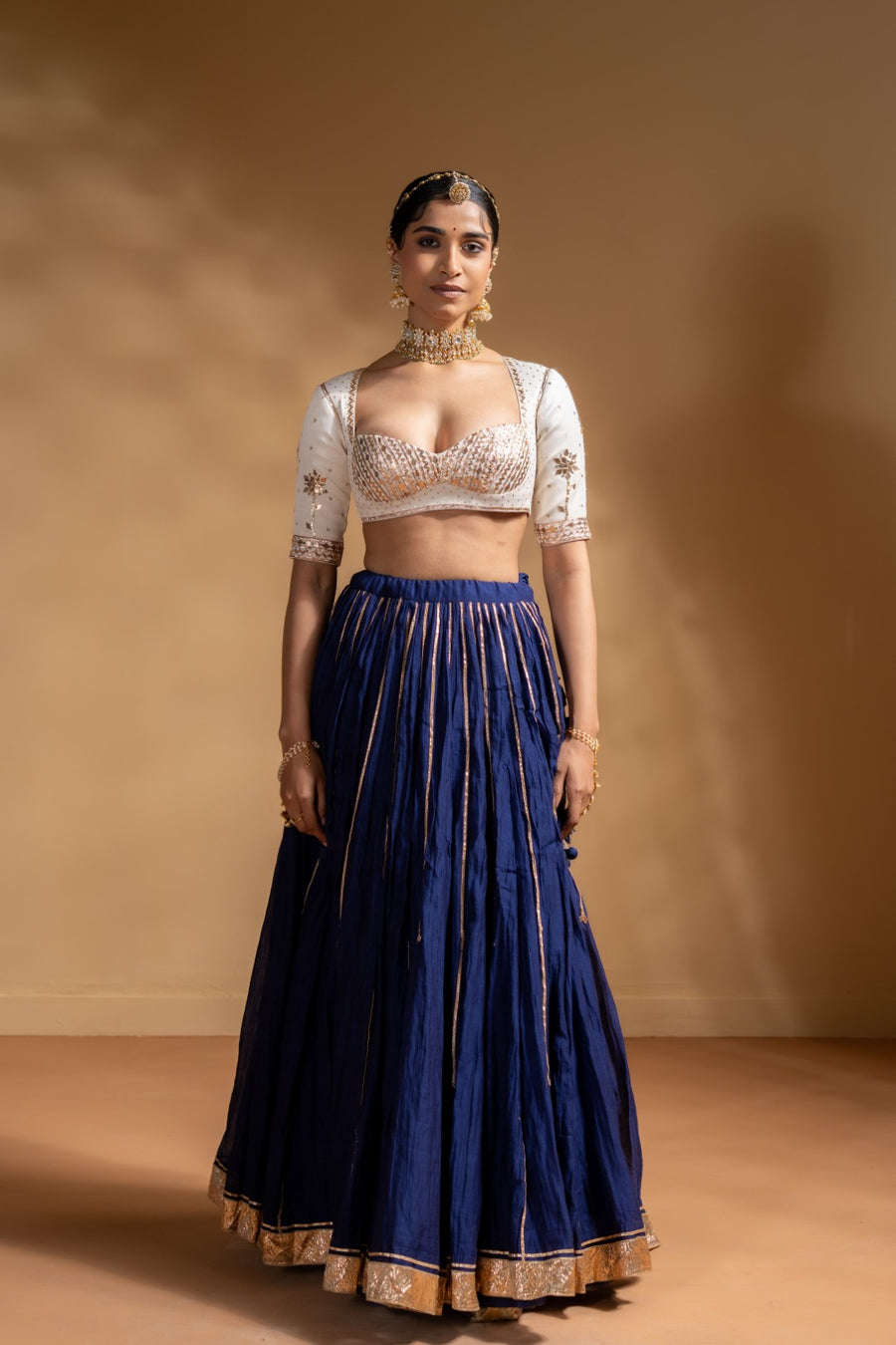 KIRAN LEHENGA  WITH MRIDULA BLOUSE SET OF 3