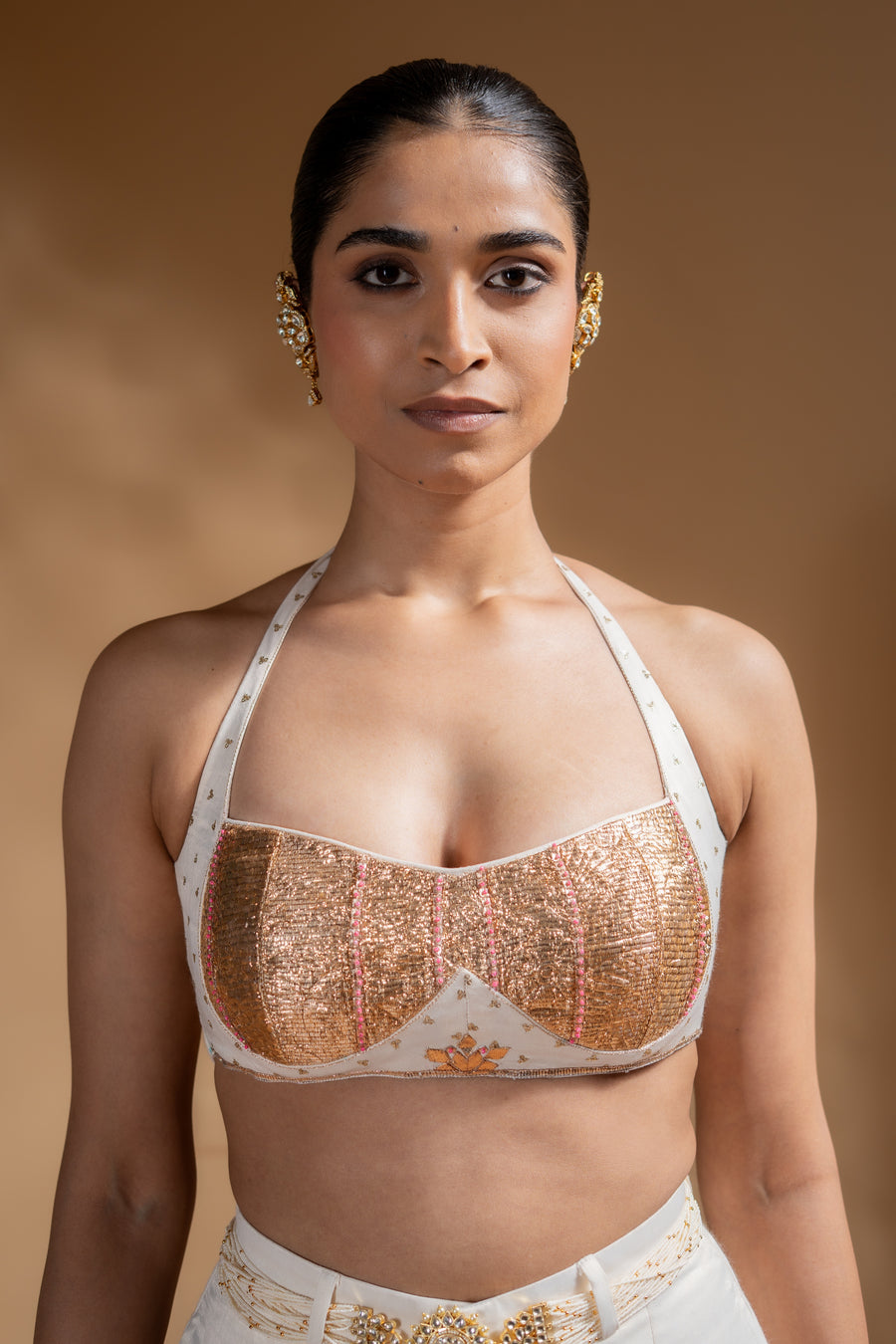 KESHINI BRALETTE & SHEET PANTS & CHANDRA JACKET