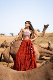 RASM SKIRT WITH KALSHI BLOUSE SET OF 2