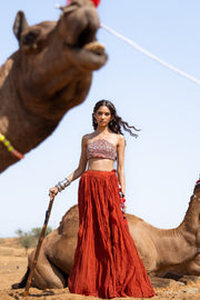 RASM SKIRT WITH KALSHI BLOUSE SET OF 2