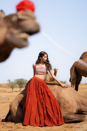 RASM SKIRT WITH KALSHI BLOUSE SET OF 2