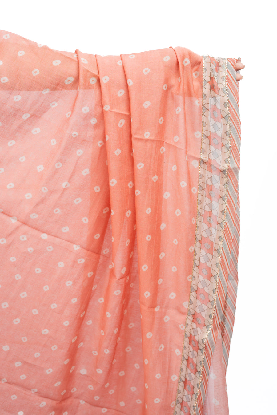 ORANGE MUSLIN - B CHANDRIKA KURTA SET
