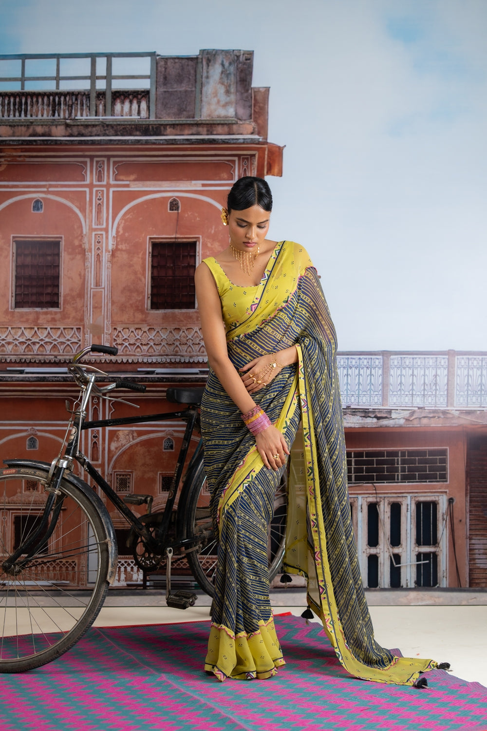MORBANI SAREE WITH UN-STITCHED BLOUSE PIECE