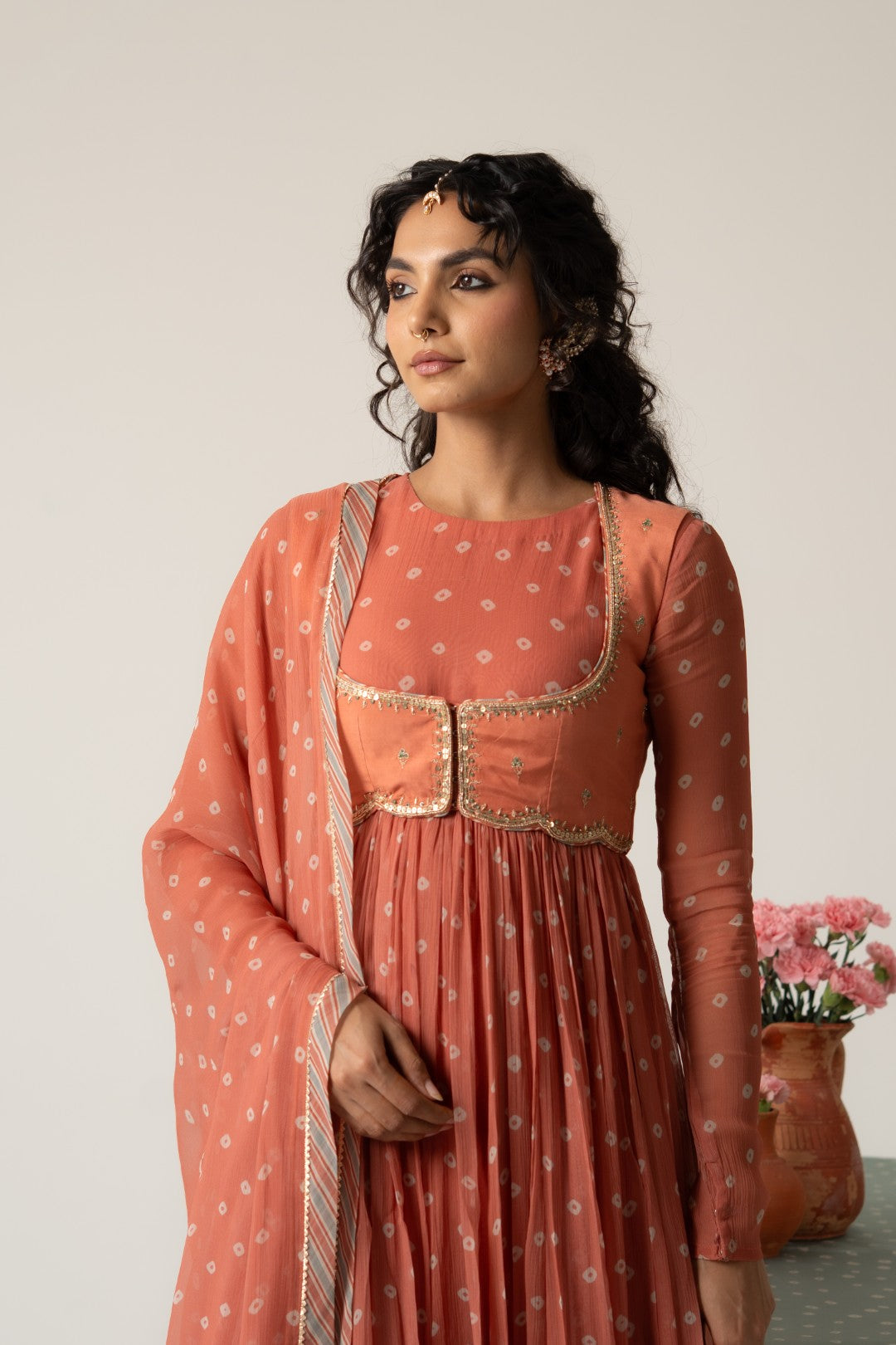 ROHIVA  ANARKALI SET OF 4