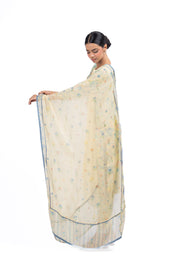 PASTEL YELLOW - MULTI COLOR COTTON MOSS OLIVIA STRAIGHT KURTA SET