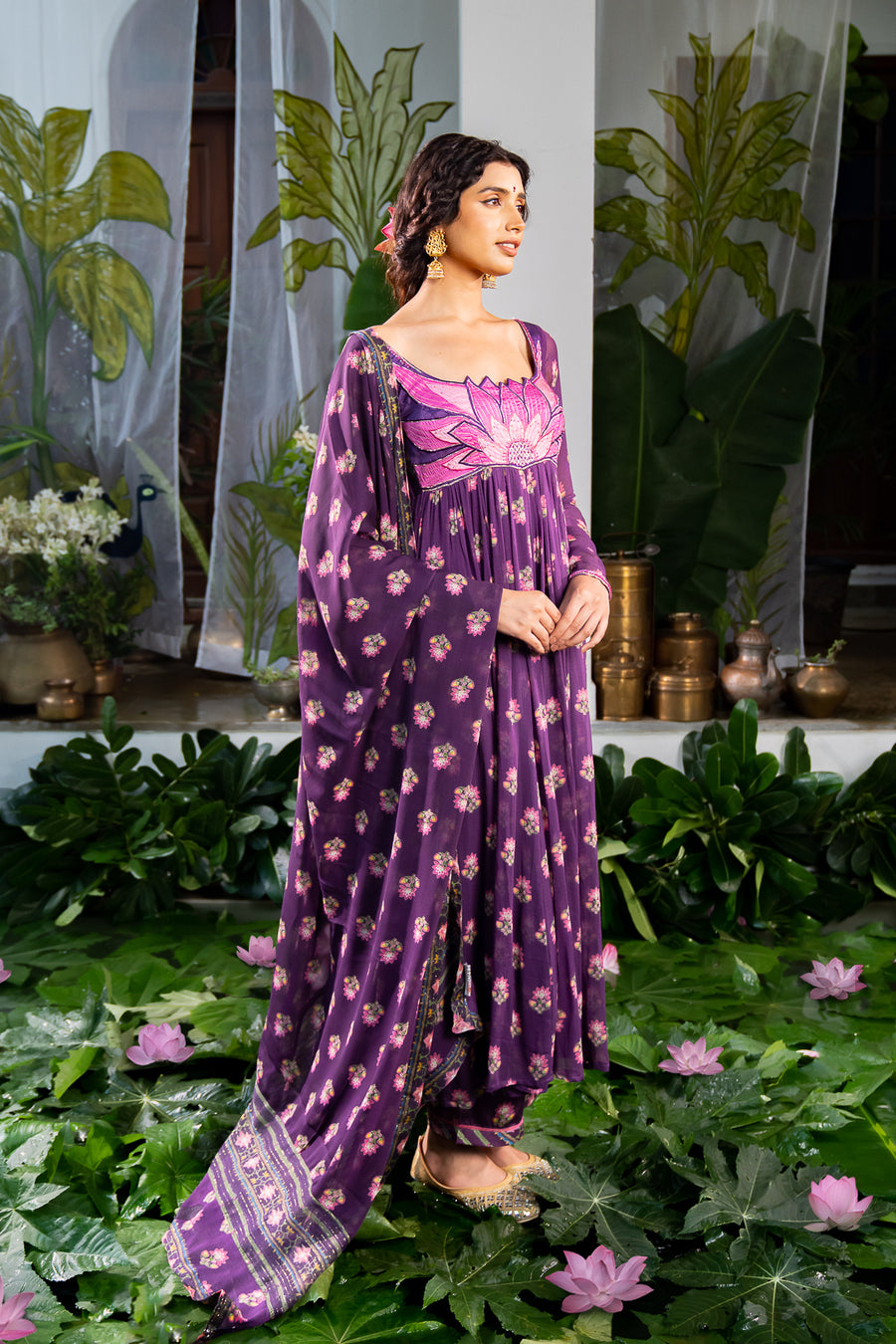 JInal anarkali kurta