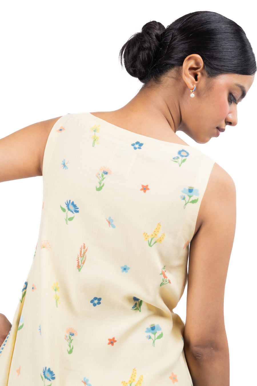 PASTEL YELLOW COTTON MOSS BLISS CO-ORD SET