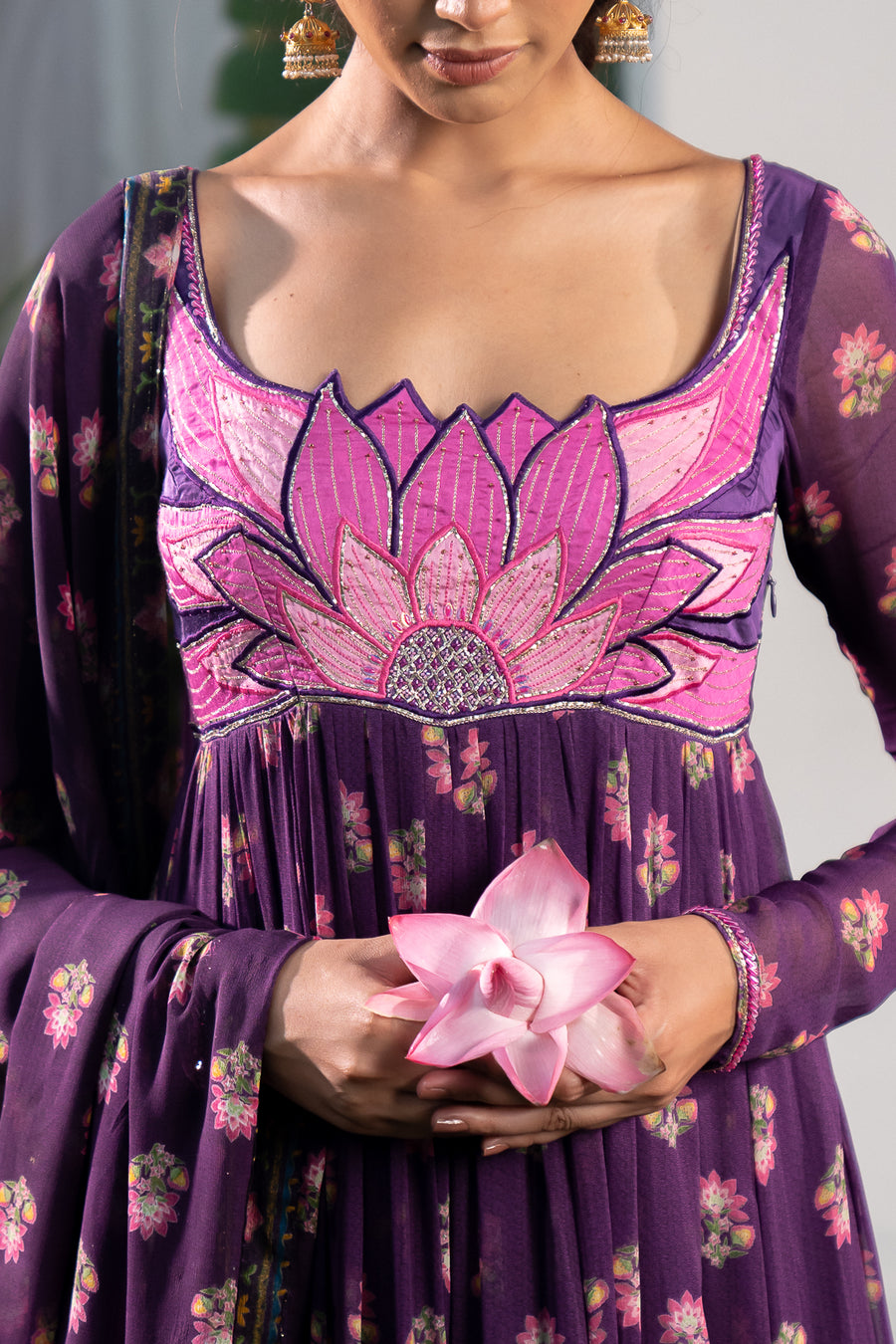 JInal anarkali kurta
